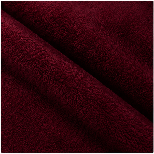 Zipdee™ Full-Length Sherpa Zip Hoodie Blanket – Maroon