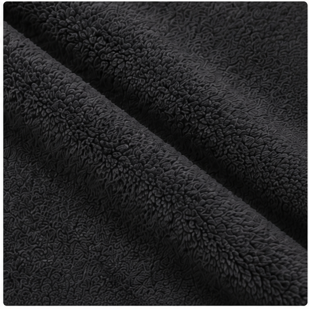 Zipdee™ Full-Length Sherpa Zip Hoodie Blanket – Dark Grey