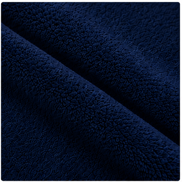 Zipdee™ Full-Length Sherpa Zip Hoodie Blanket – Navy